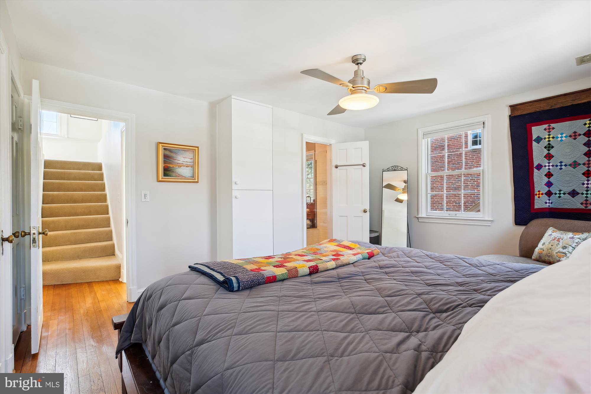 3530 Quesada Street Northwest Washington, DC 20015 - Photo 21 of 54 a bedroom with a bed and a window