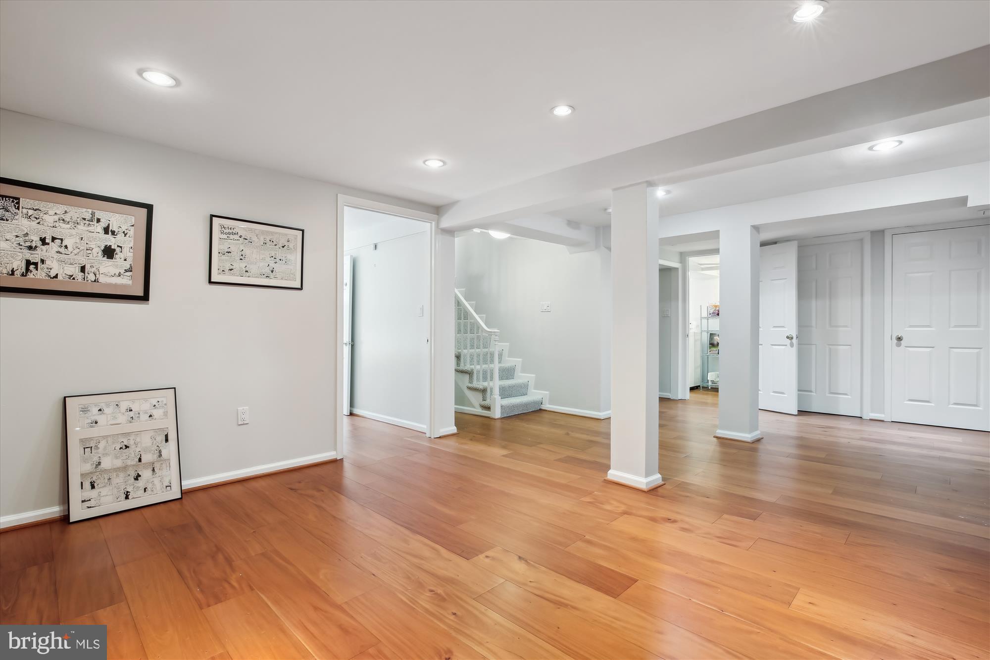 3530 Quesada Street Northwest Washington, DC 20015 - Photo 35 of 54 a view of an empty room with wooden floor