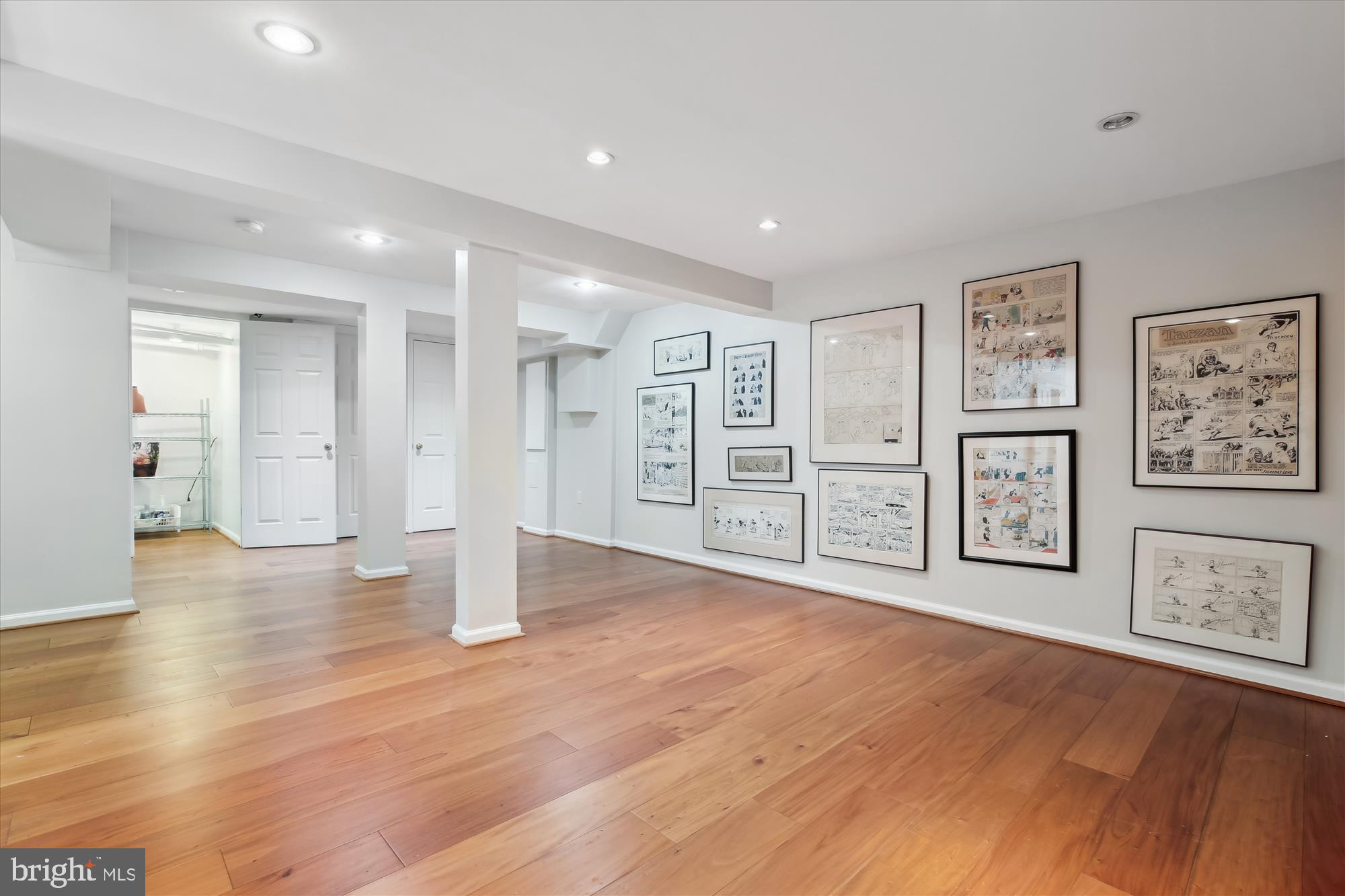 3530 Quesada Street Northwest Washington, DC 20015 - Photo 36 of 54 a view of a big room with wooden floor and windows