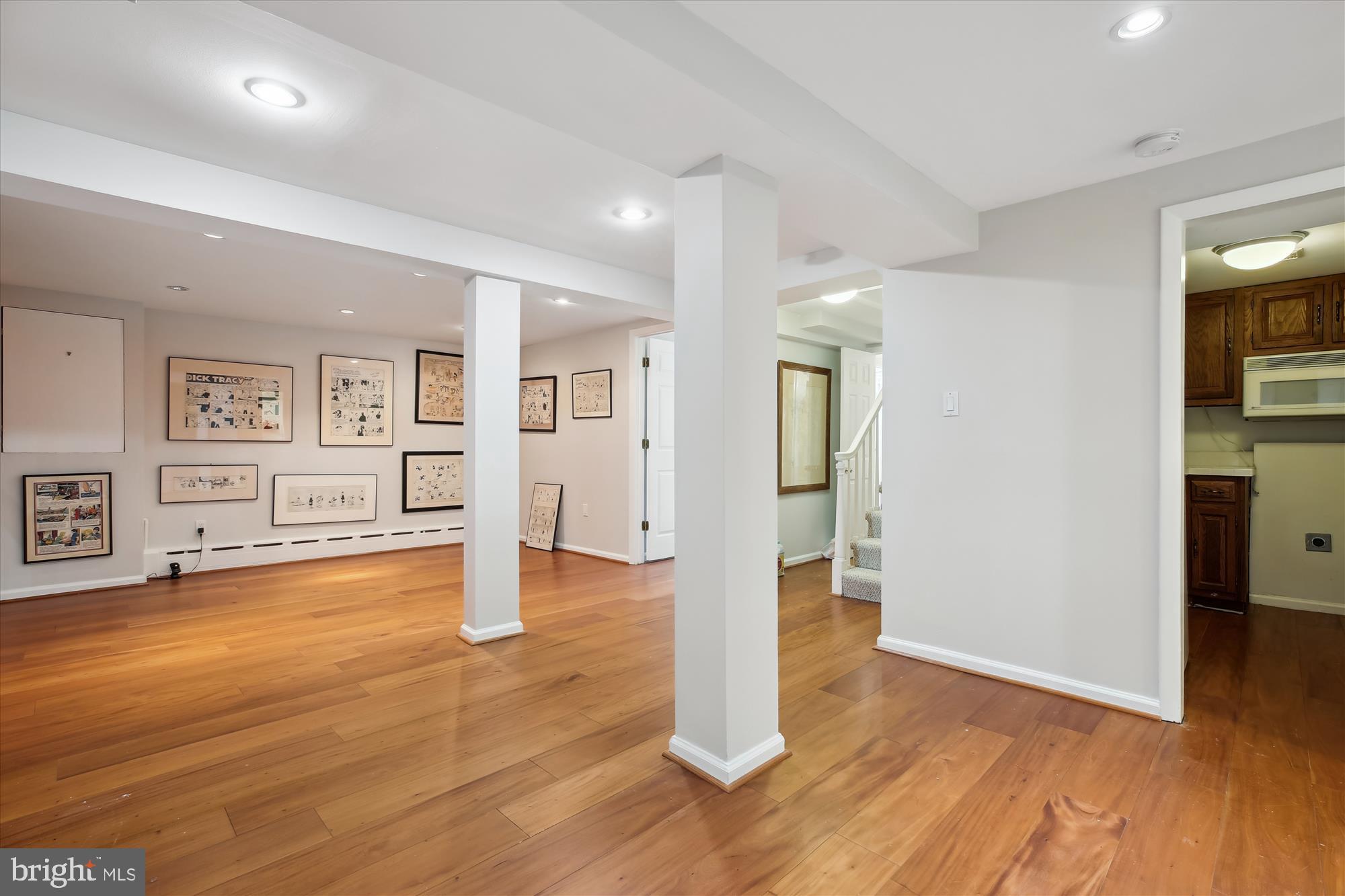 3530 Quesada Street Northwest Washington, DC 20015 - Photo 37 of 54 a view of empty room with wooden floor