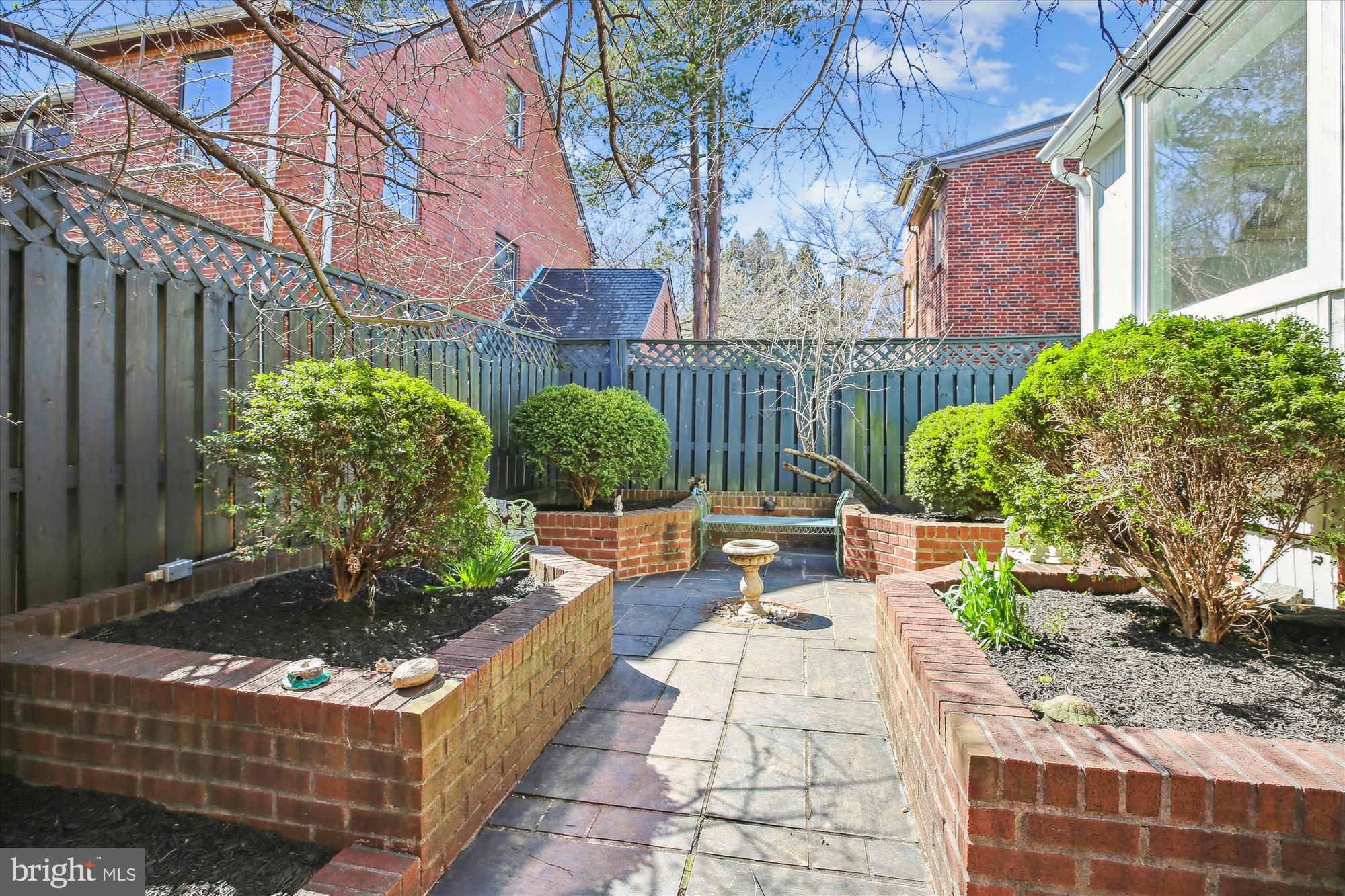 3530 Quesada Street Northwest Washington, DC 20015 - Photo 46 of 54 a view of a backyard with sitting area
