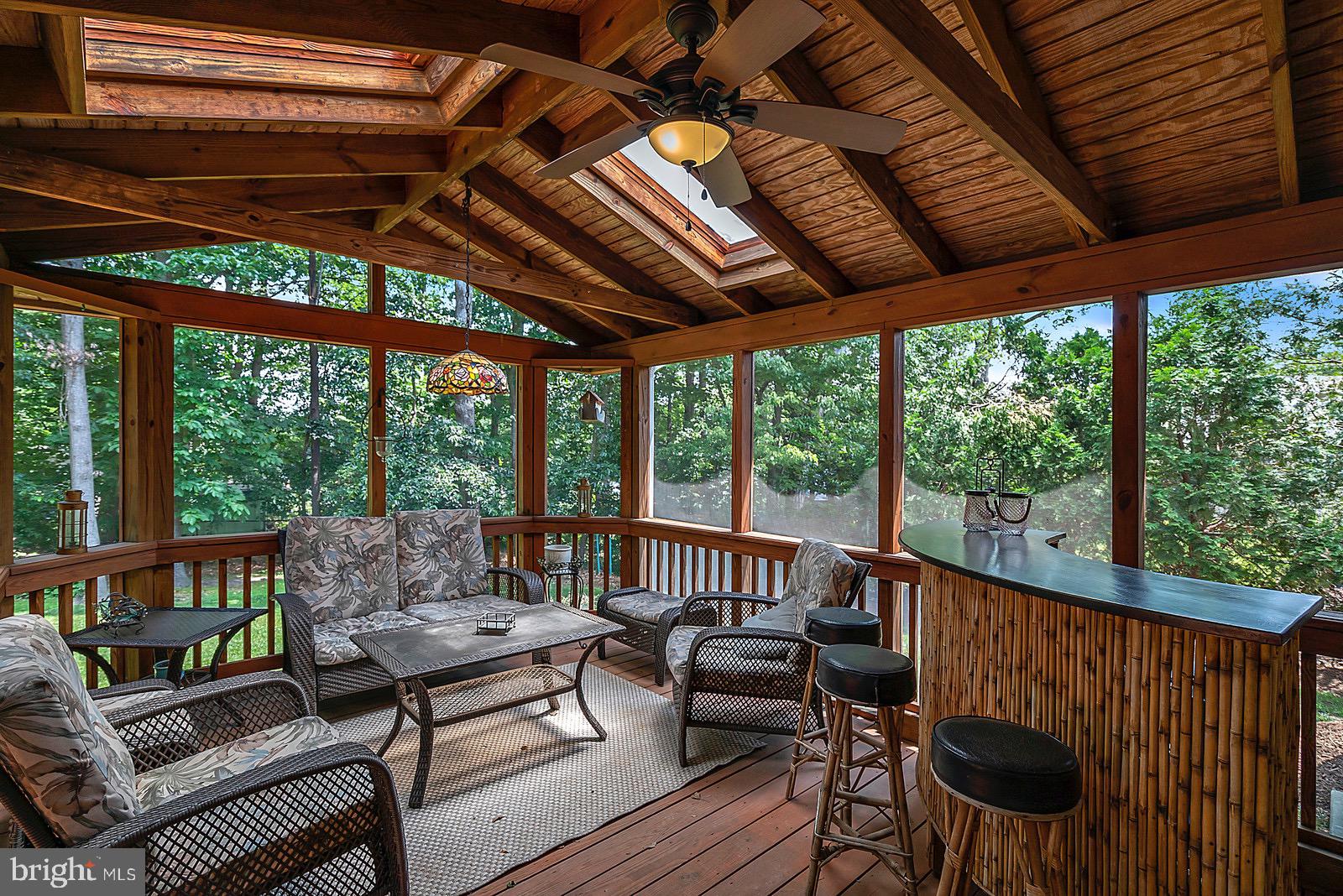 8804 Side Saddle Road Springfield, VA 22152 - Photo 30 of 37 Upper Level Screened-In Deck/Porch Area