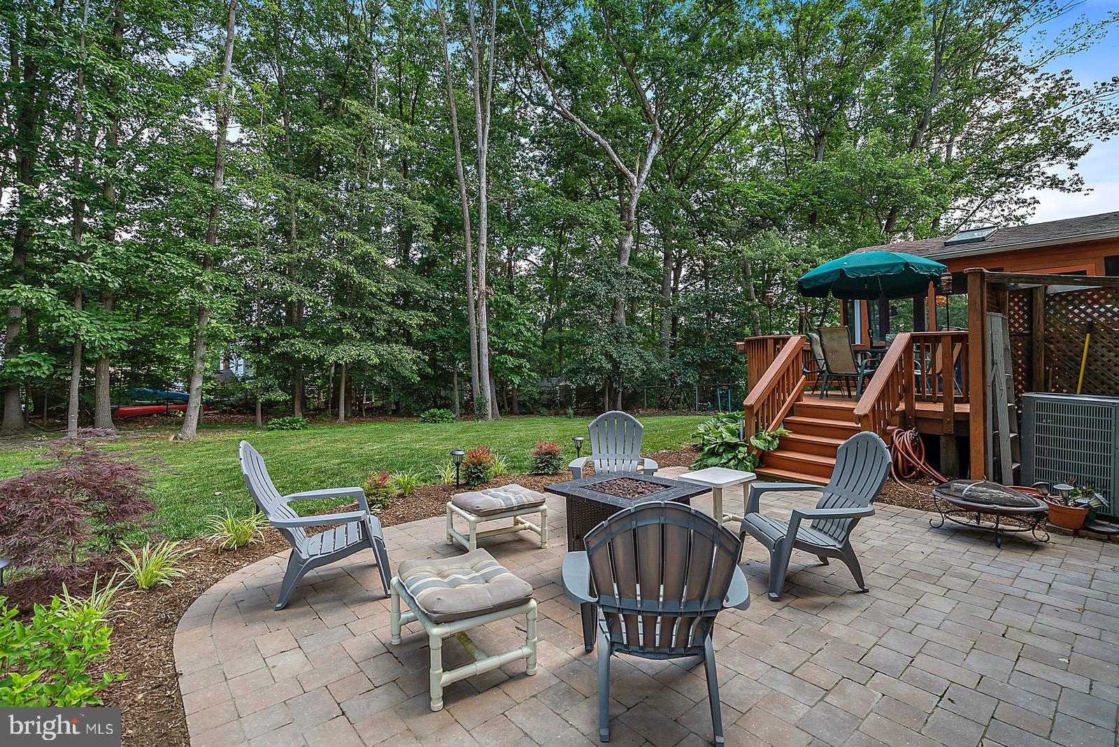8804 Side Saddle Road Springfield, VA 22152 - Photo 32 of 37 Lower Level Brick Patio w/Firepit