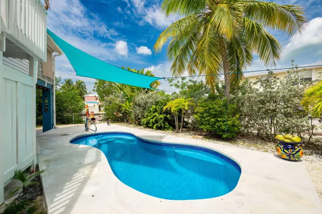 a view of outdoor space yard and swimming pool