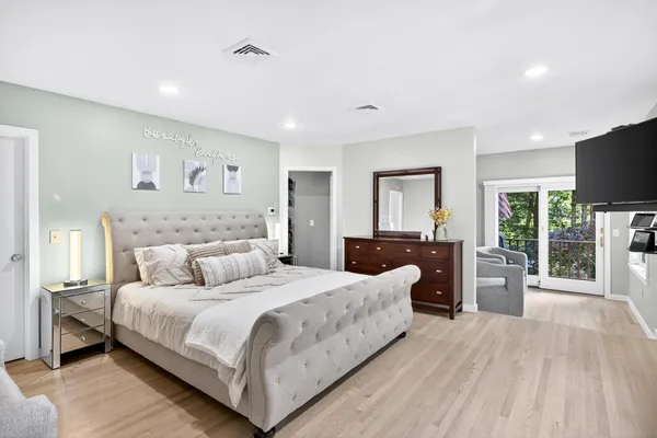 a view of wooden floor