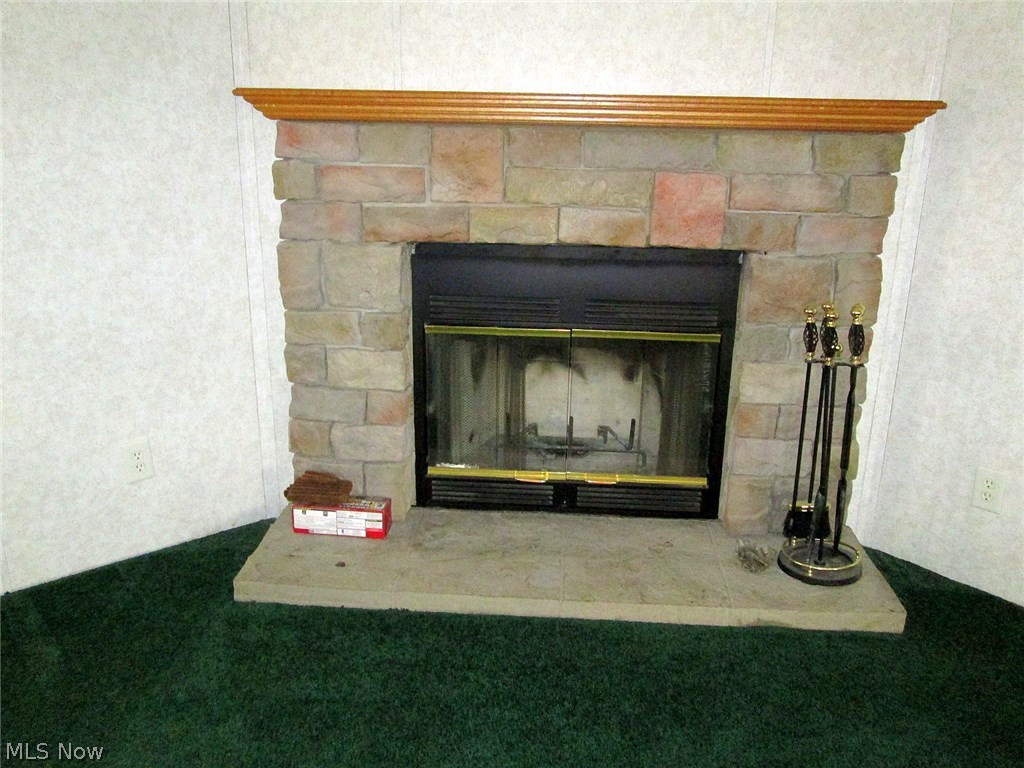 11248 Stratton Road West Salem, OH 44287 - Photo 5 of 12 This fireplace will make the coldest winter nights cozy with the family.