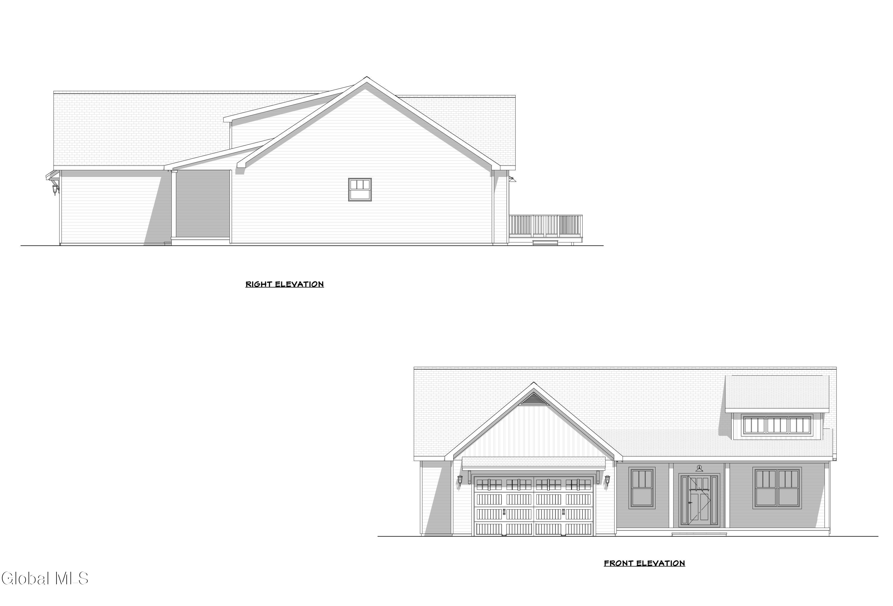 101 Sand Hill Road Greenfield, NY 12833 - Photo 21 of 23 PLANK_Front Elevation copy
