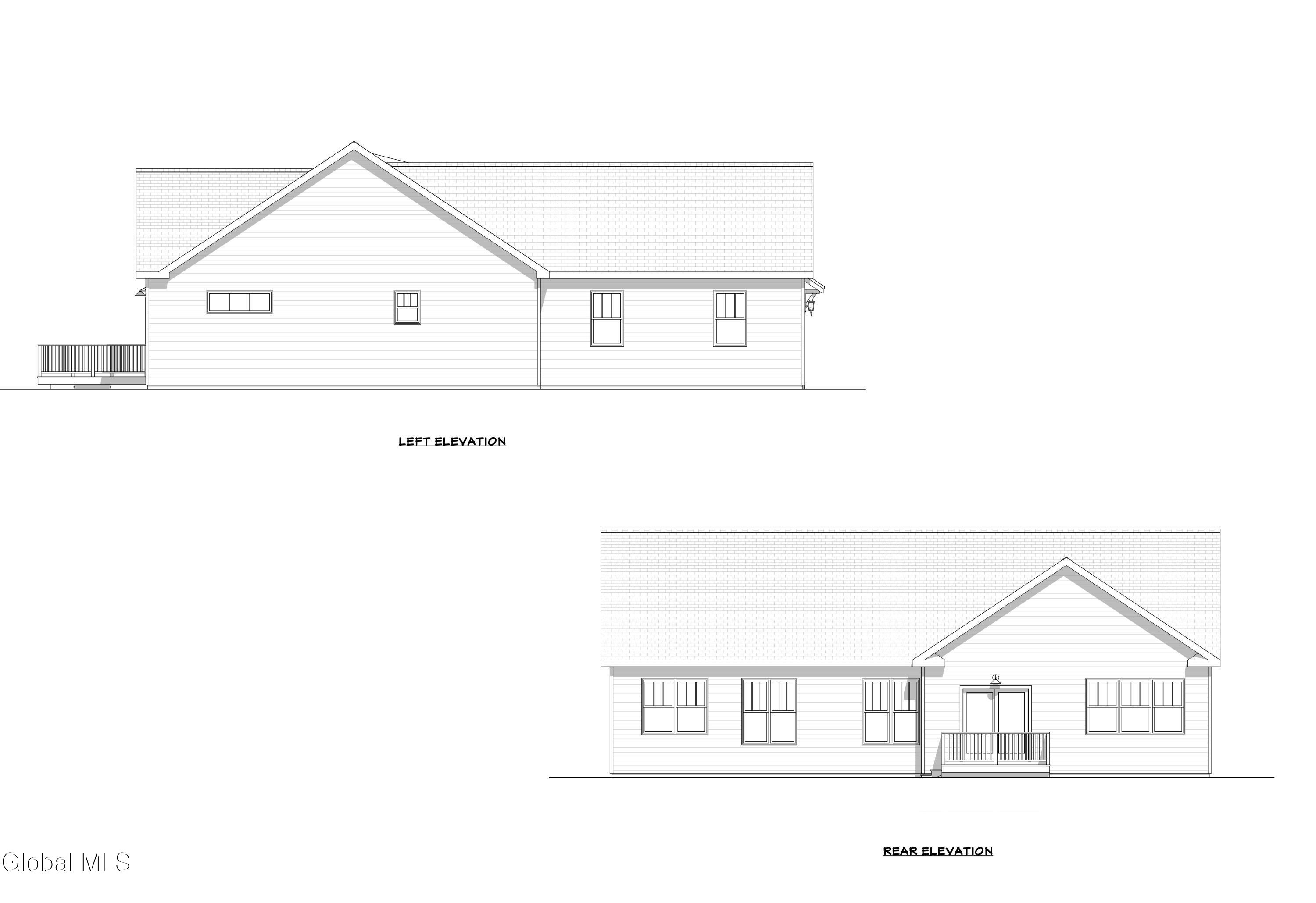 101 Sand Hill Road Greenfield, NY 12833 - Photo 22 of 23 PLANK_Rear Elevation copy