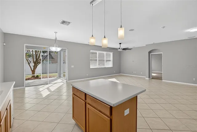 a view of empty room