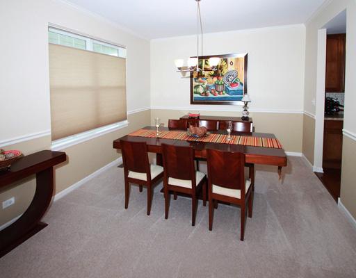 13523 Marigold Road Plainfield, IL 60544 - Photo 6 of 16 a view of a dining room with furniture window and outside view