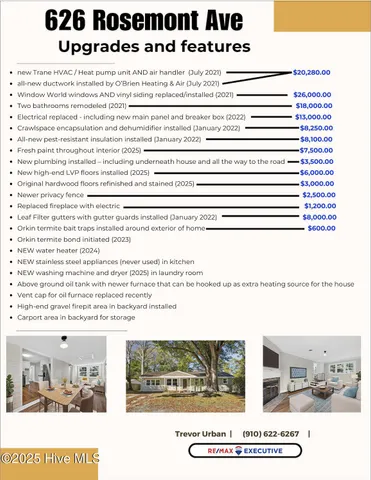 $425,000 | 626 Rosemont Avenue, Wilmington, NC 28403