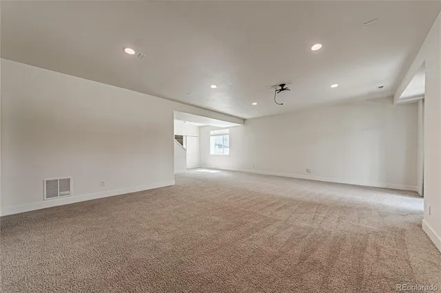 a view of empty room