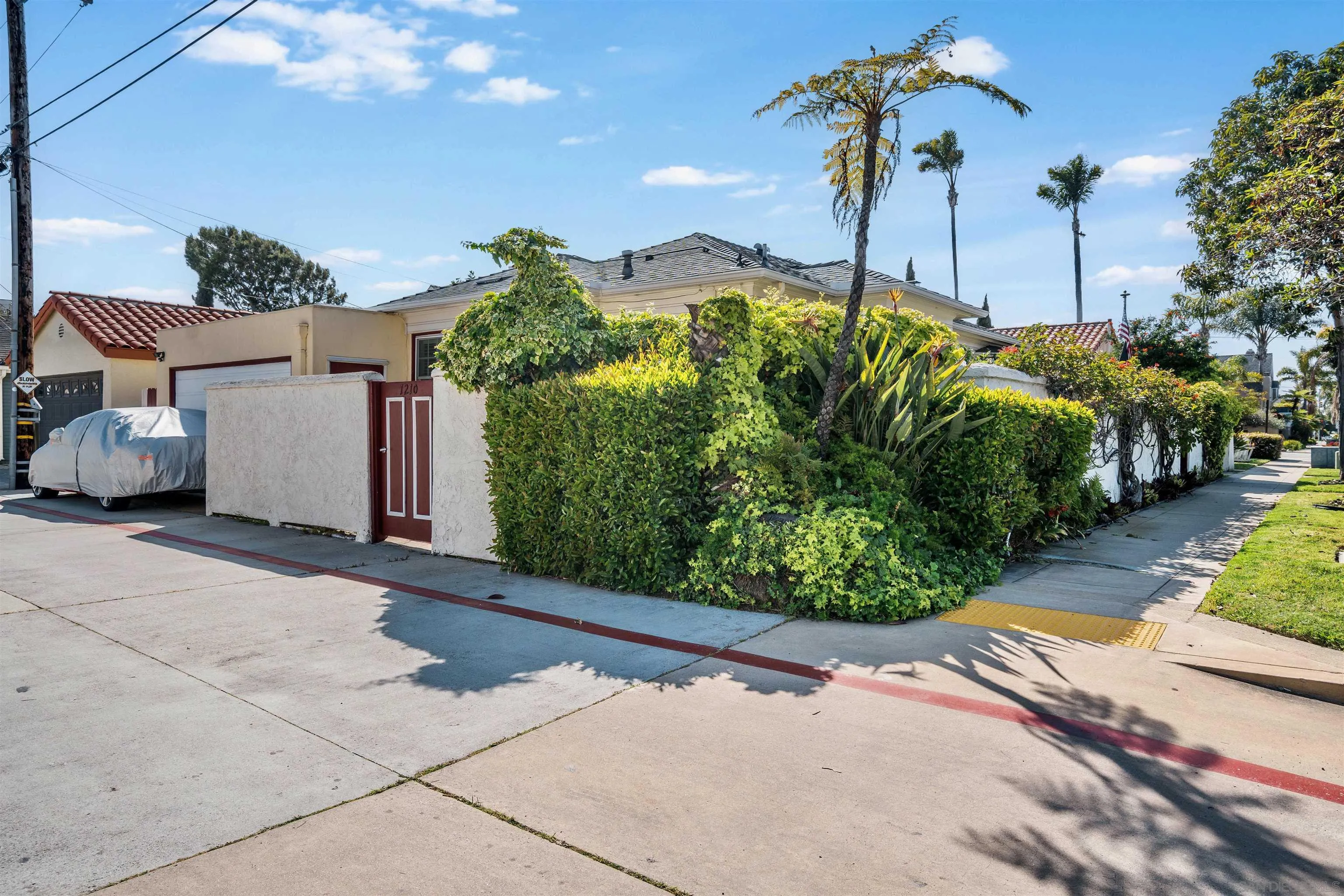 1210 Third Street Coronado, CA 92118 - Photo 36 of 40 a view of a garden with a pathway