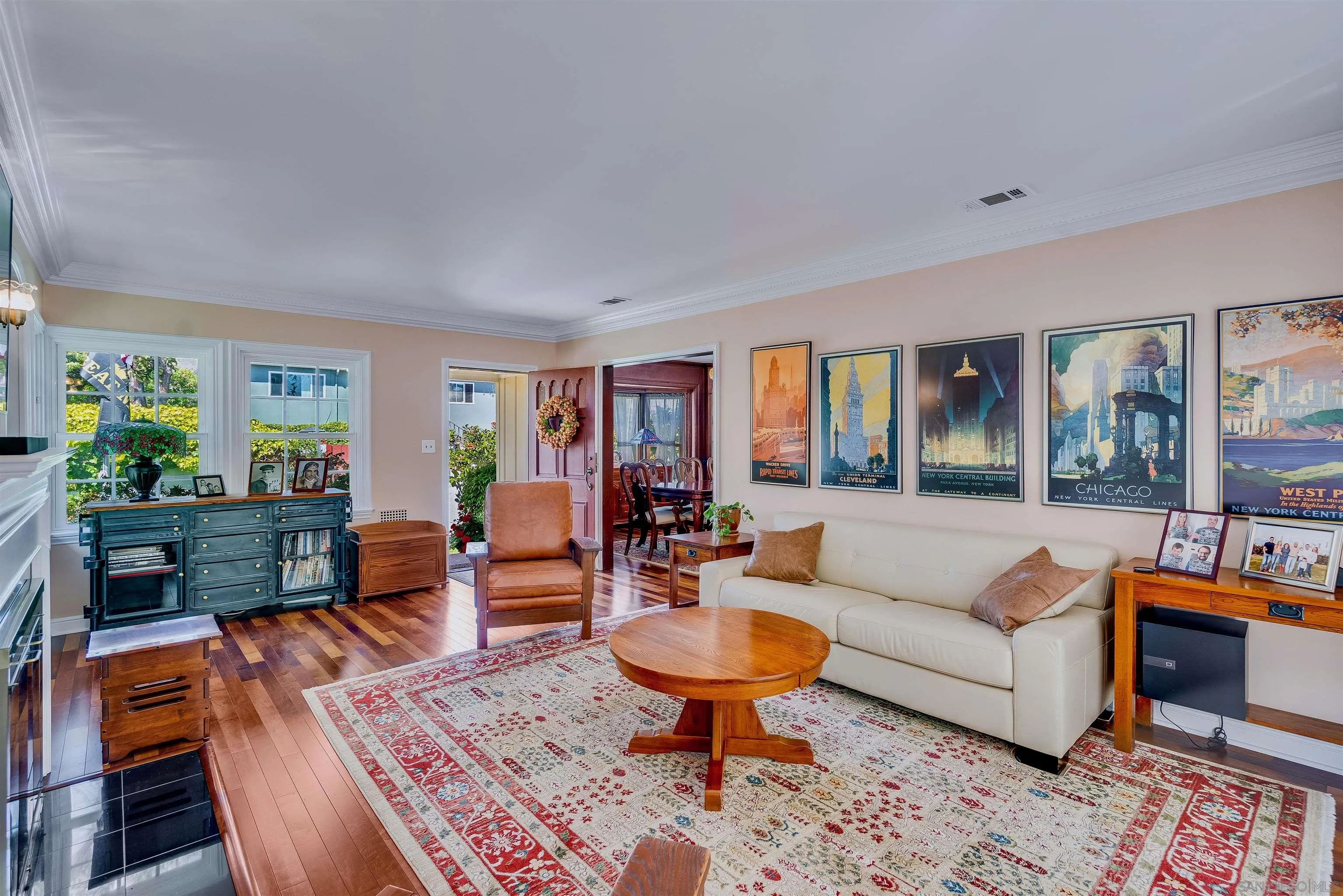 1210 Third Street Coronado, CA 92118 - Photo 5 of 40 a living room with furniture a rug and a large window