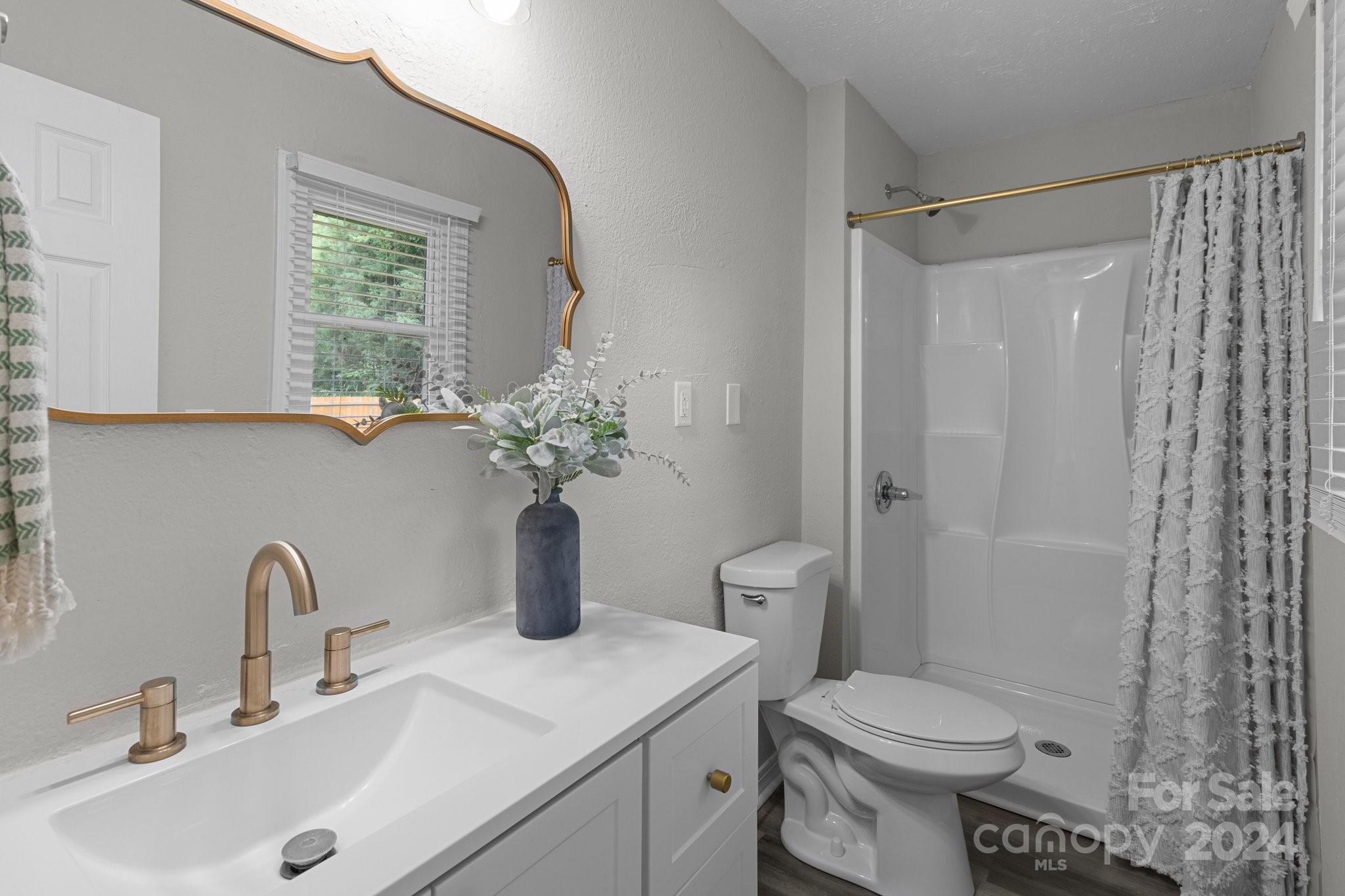 955 Lakeview Road Salisbury, NC 28147 - Photo 24 of 35 a bathroom with a sink a toilet and a mirror