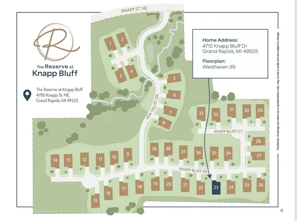 $924,000 | 4712 Knapp Blf Drive, Ada, MI 49301