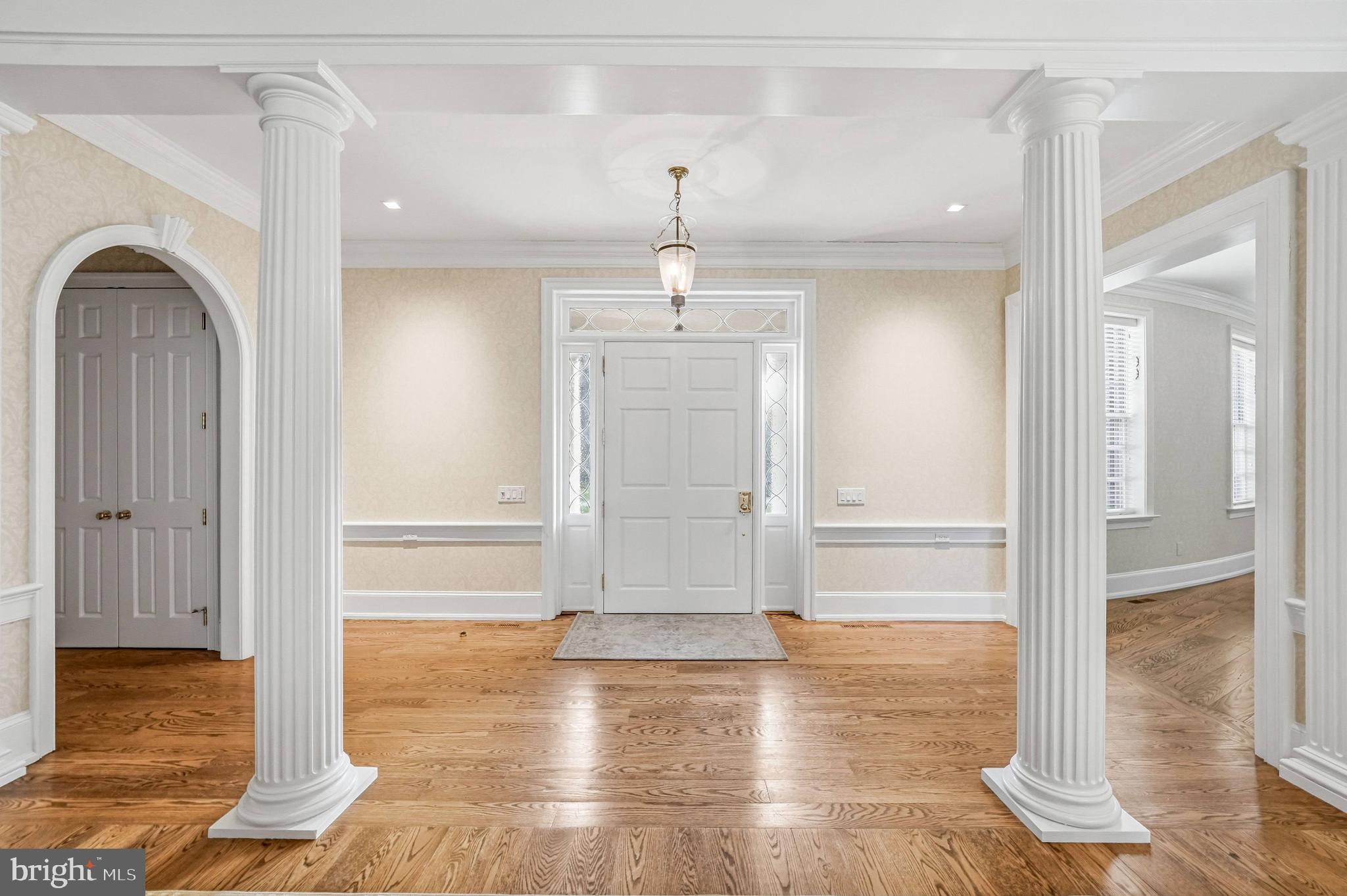 41 Tunbridge Road Haverford, PA 19041 - Photo 18 of 99 distinctive foyer hallway with gorgeous moldings