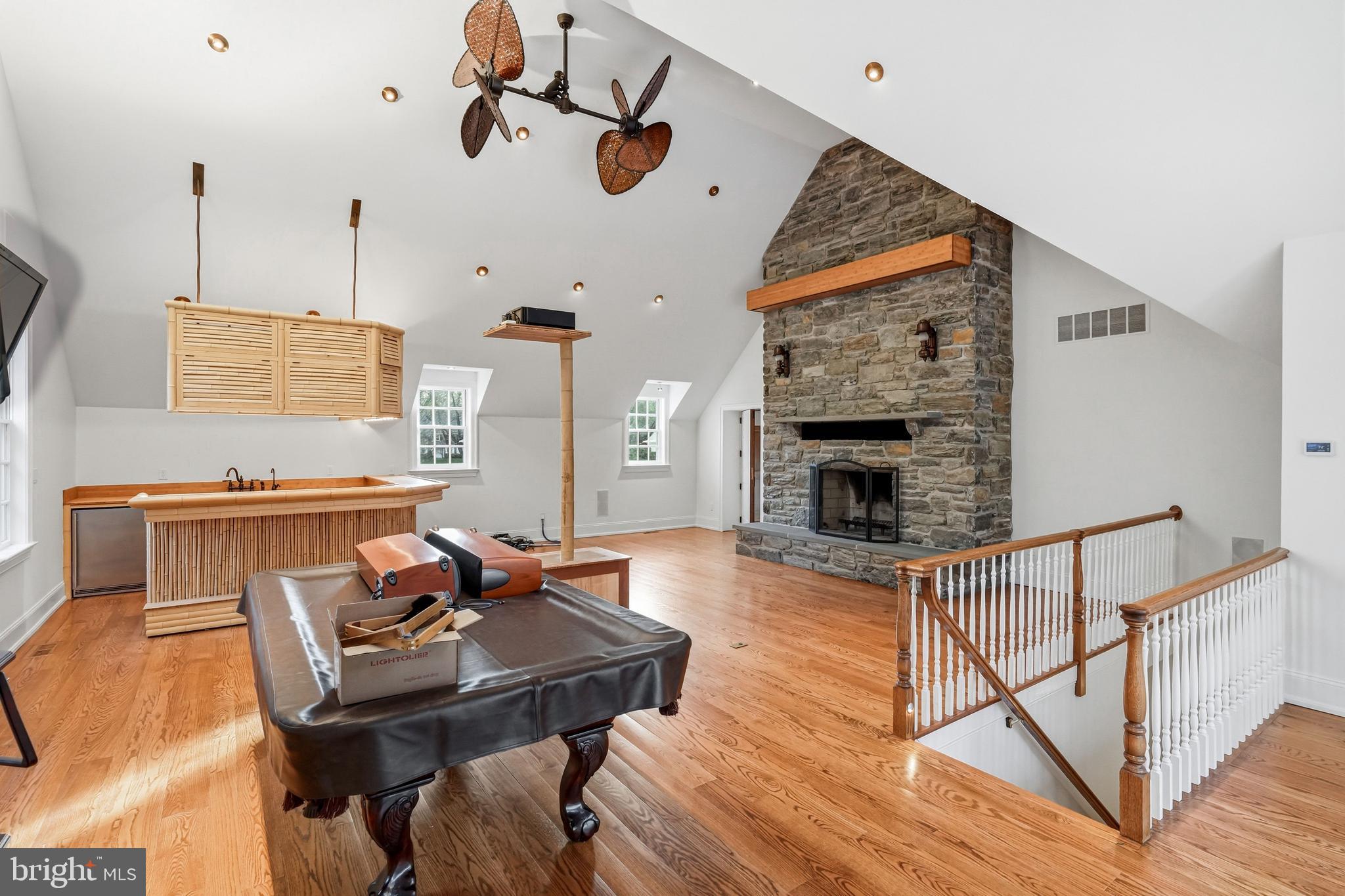 41 Tunbridge Road Haverford, PA 19041 - Photo 54 of 99 fireplace in "man cave" bar room