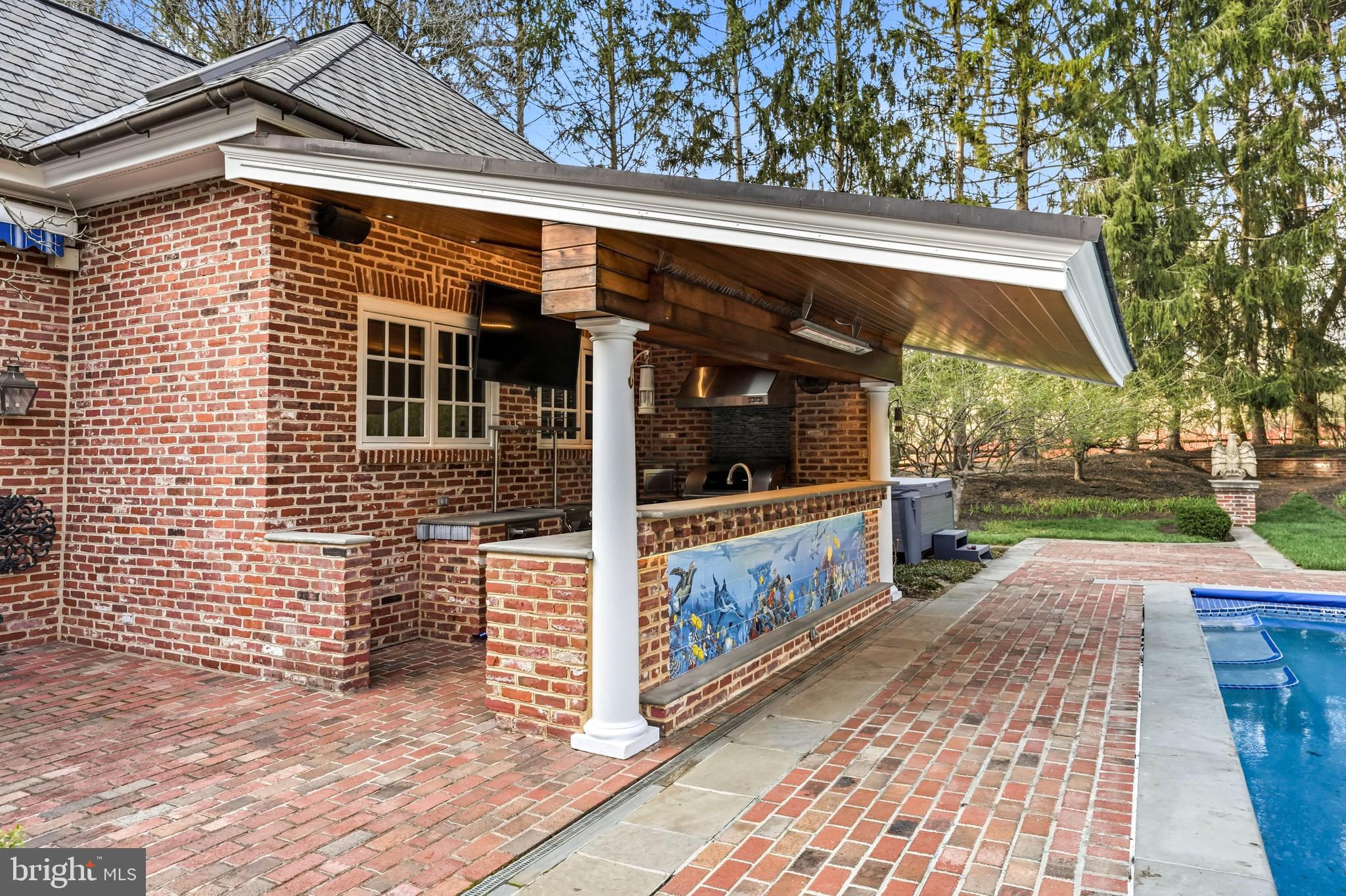 41 Tunbridge Road Haverford, PA 19041 - Photo 83 of 99 pool kitchen for ultimate entertaining