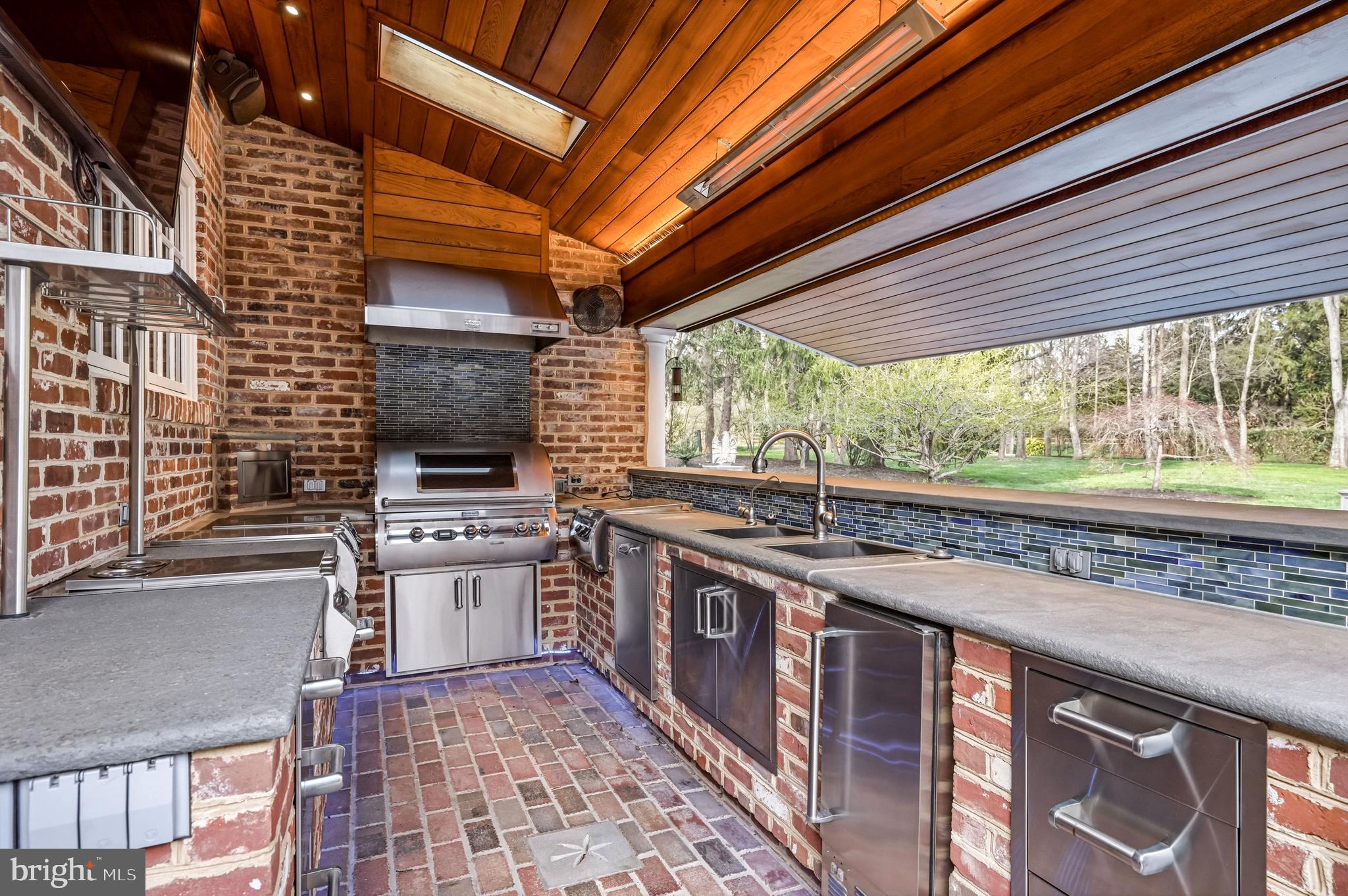 41 Tunbridge Road Haverford, PA 19041 - Photo 84 of 99 fully outfited pool side kitchen
