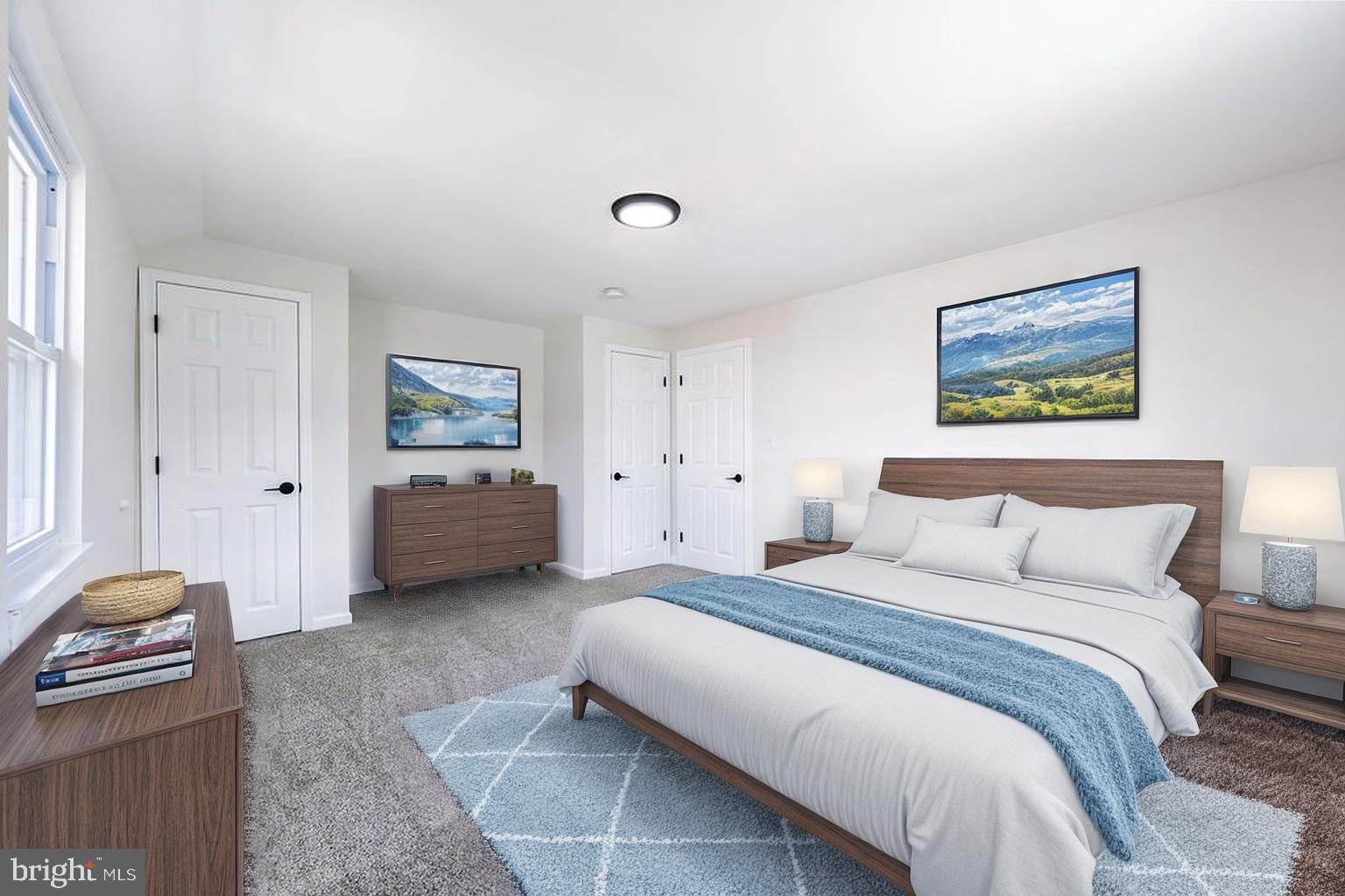 231 East Avon Road Brookhaven, PA 19015 - Photo 19 of 33 a bedroom with a bed and a couch