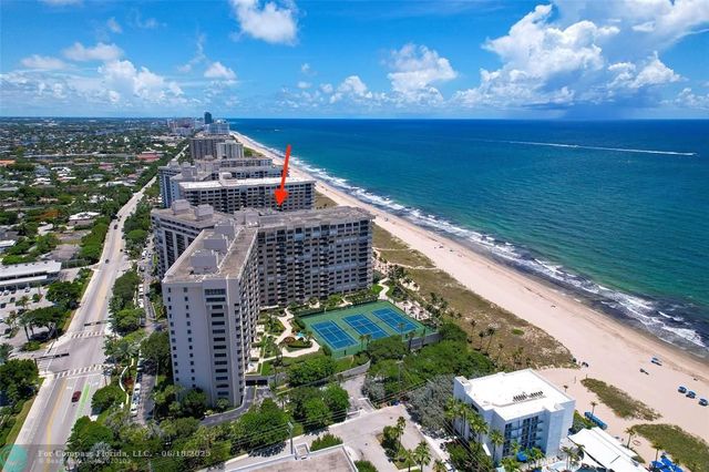 a view of an ocean and beach