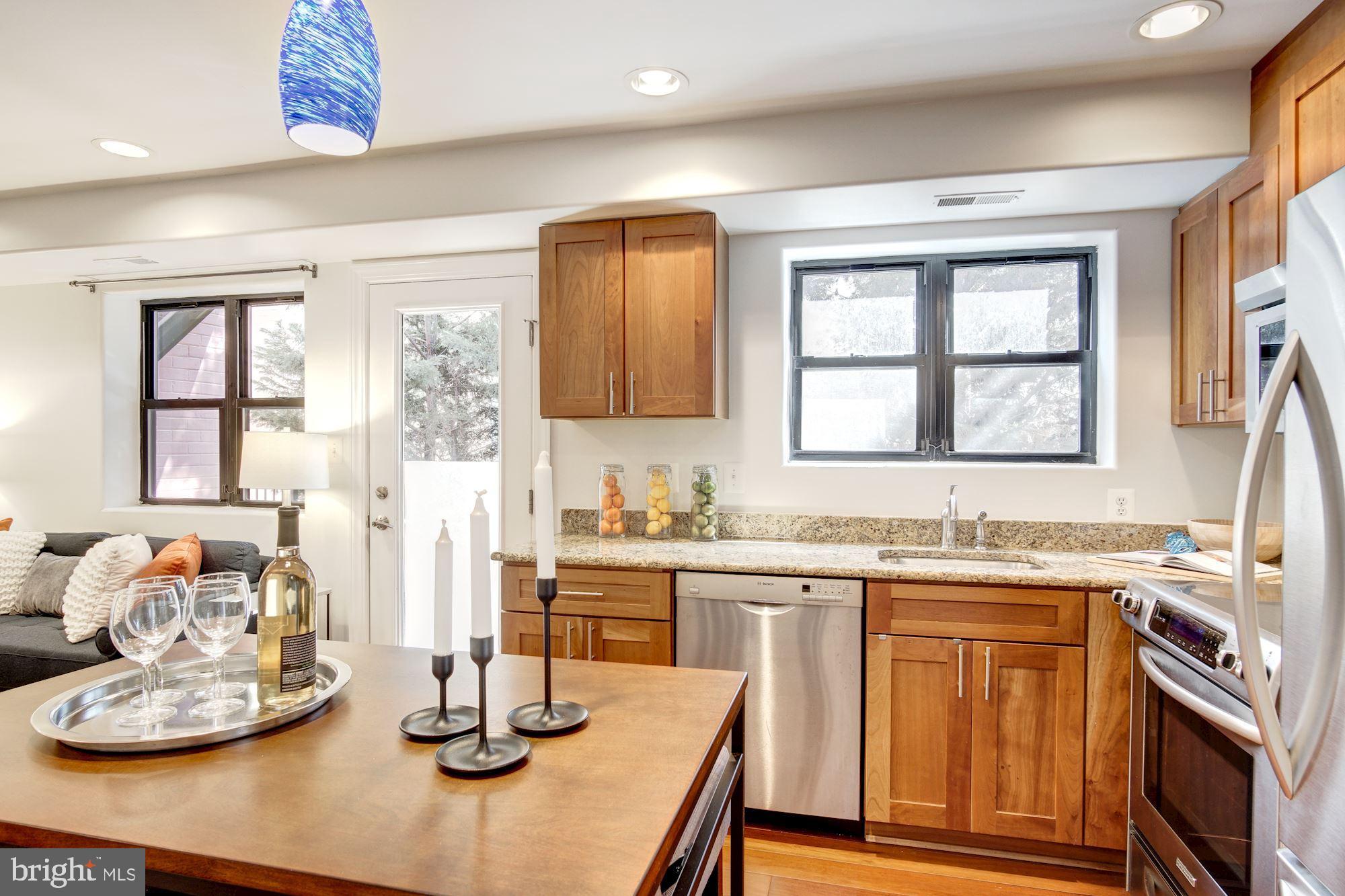 1354 Euclid Street Northwest, Unit 201B Washington, DC 20009 - Photo 11 of 30 Naturally lit kitchen