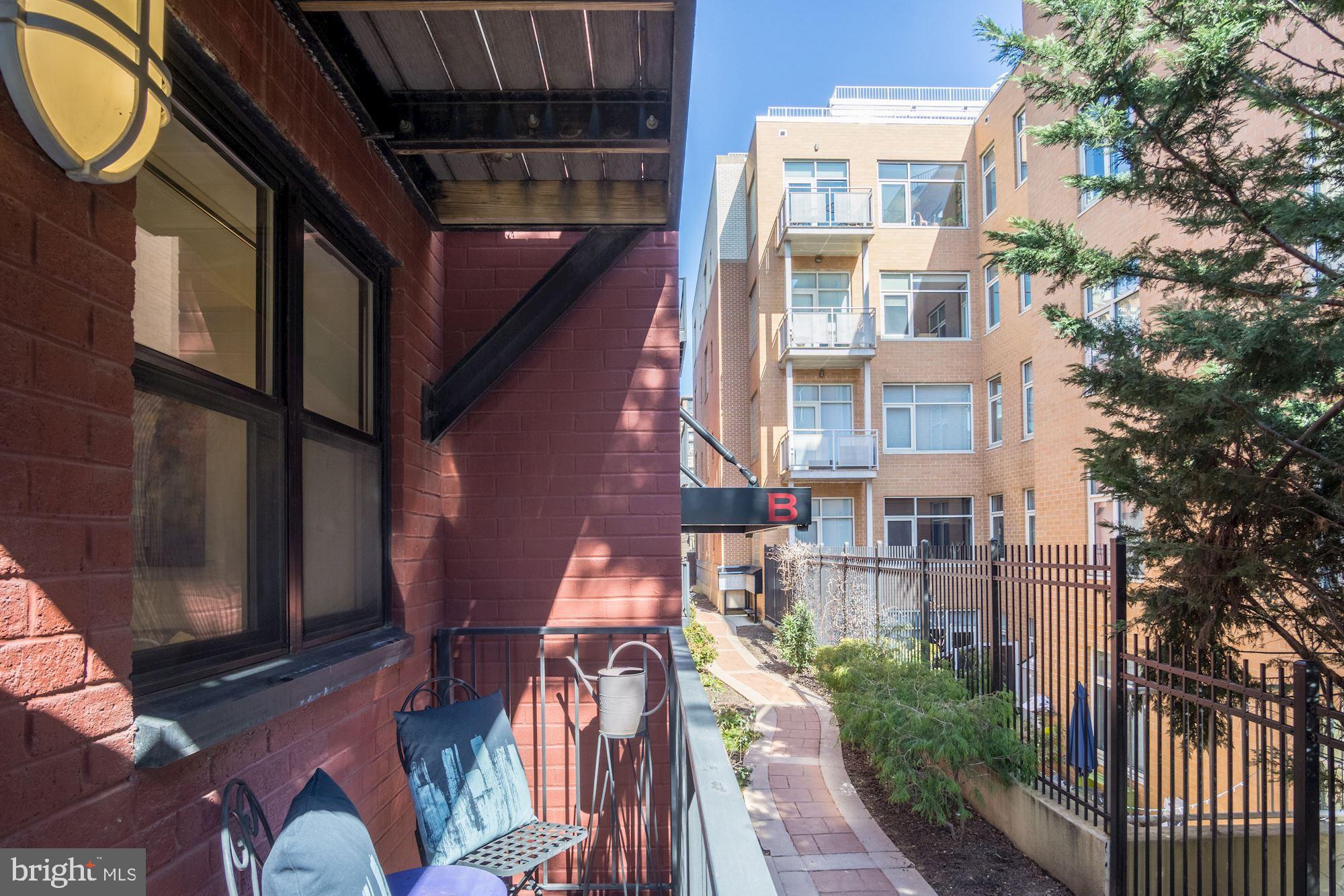 1354 Euclid Street Northwest, Unit 201B Washington, DC 20009 - Photo 16 of 30 Private outdoor deck