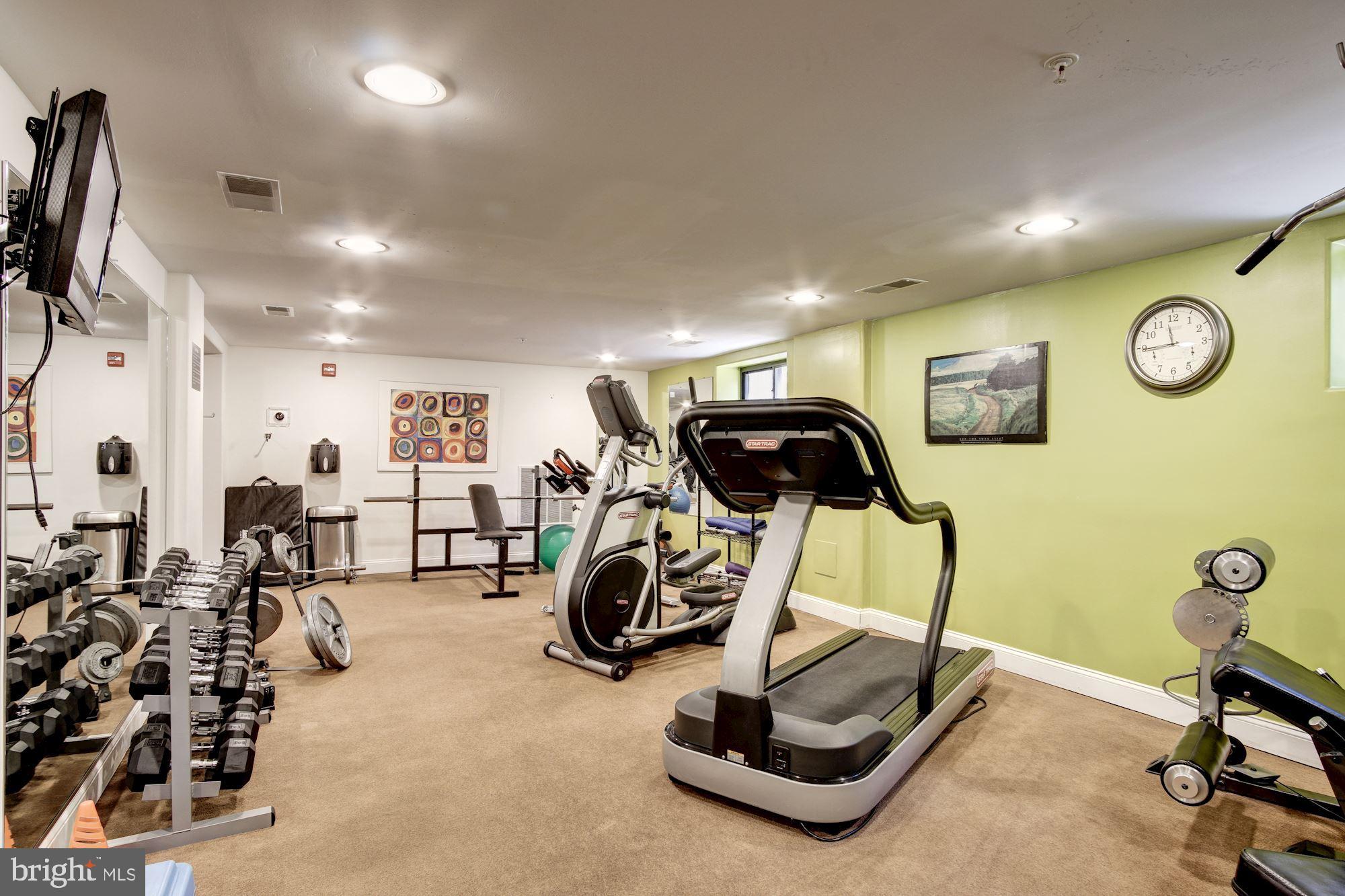 1354 Euclid Street Northwest, Unit 201B Washington, DC 20009 - Photo 25 of 30 Convenient & well-equipped community gym