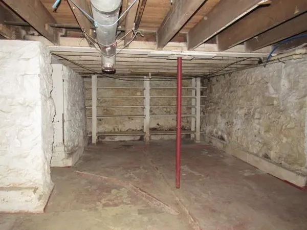 a view of under construction room and staircase