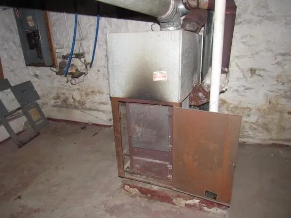 a view of water heater room