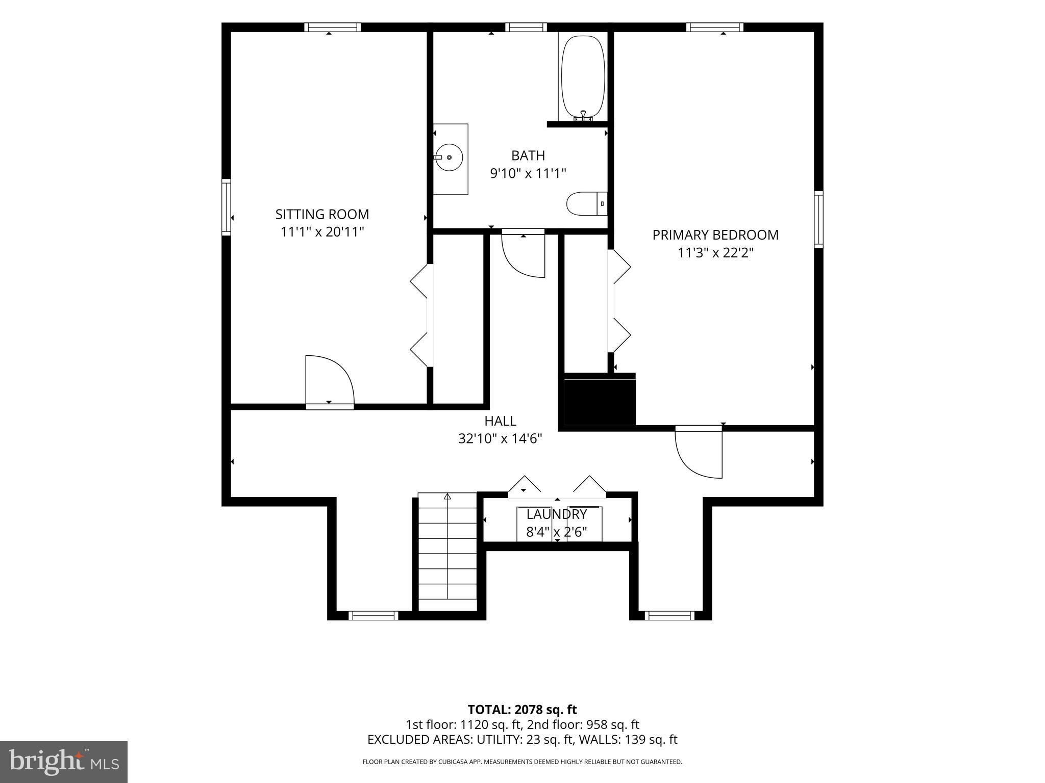 500 Burton Road Oreland, PA 19075 - Photo 53 of 54 Floor plan 2nd floor