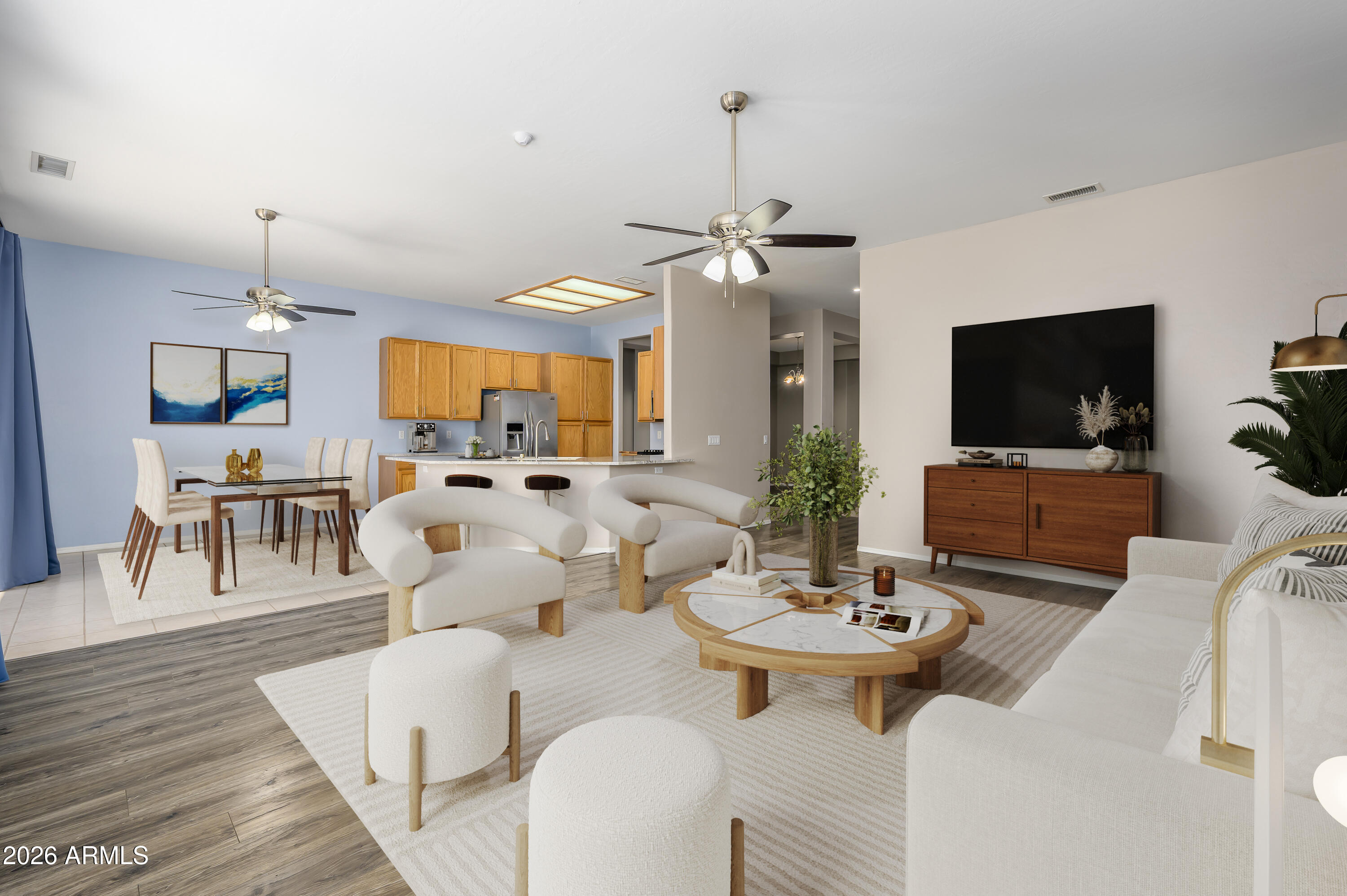 11195 West Alvarado Road Avondale, AZ 85392 - Photo 2 of 31 Living Room/Dining/Kitchen