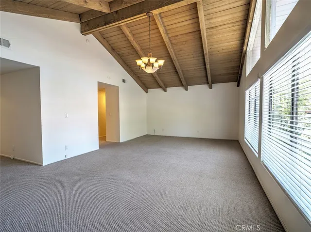 a view of a livingroom with furniture