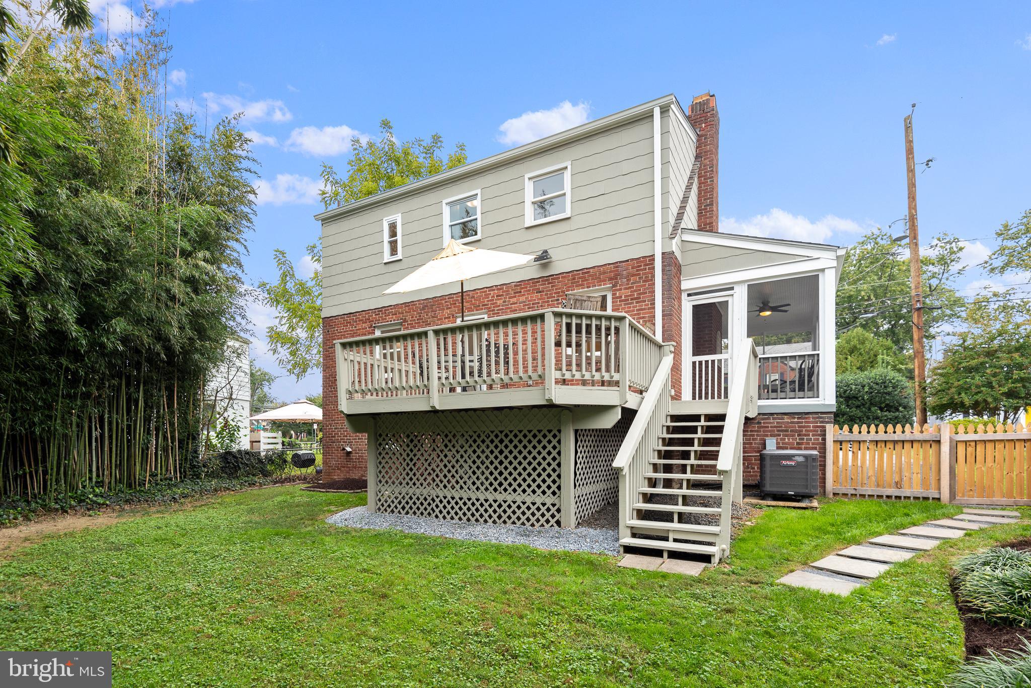 9503 Saybrook Avenue Silver Spring, MD 20901 - Photo 3 of 34 Wrap Around Deck to Side Screened Porch