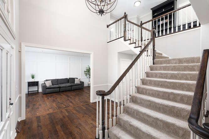 1530 White Eagle Drive Naperville, IL 60564 - Photo 29 of 43 a view of entryway and hall with wooden floor