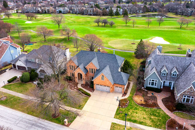 1530 White Eagle Drive Naperville, IL 60564 - Photo 35 of 43 an aerial view of a house with outdoor space