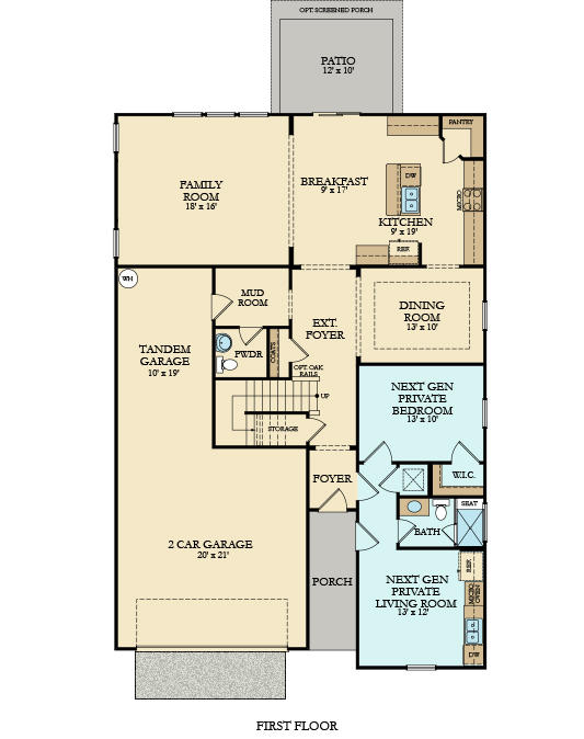 304 Bracken Fern Road Moncks Corner, SC 29461 - Photo 28 of 28 nextgen floorplan1