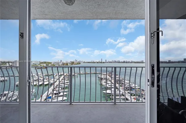 swimming pool view from a balcony