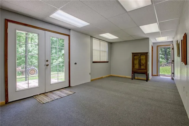 a view of an entryway door