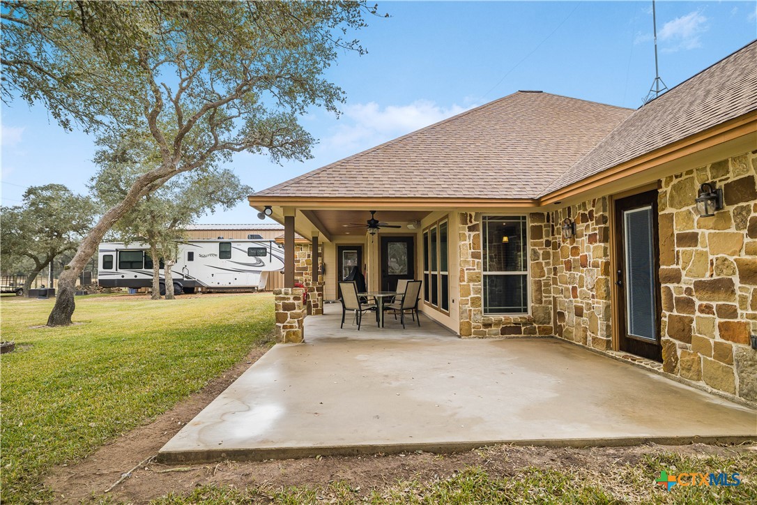 759 Richter Road Inez, TX 77968 - Photo 19 of 48 a front view of a house with garden