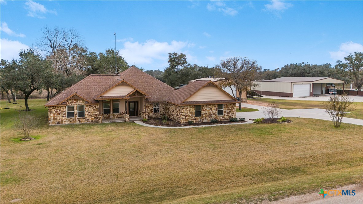 759 Richter Road Inez, TX 77968 - Photo 2 of 48 a front view of a house with swimming pool