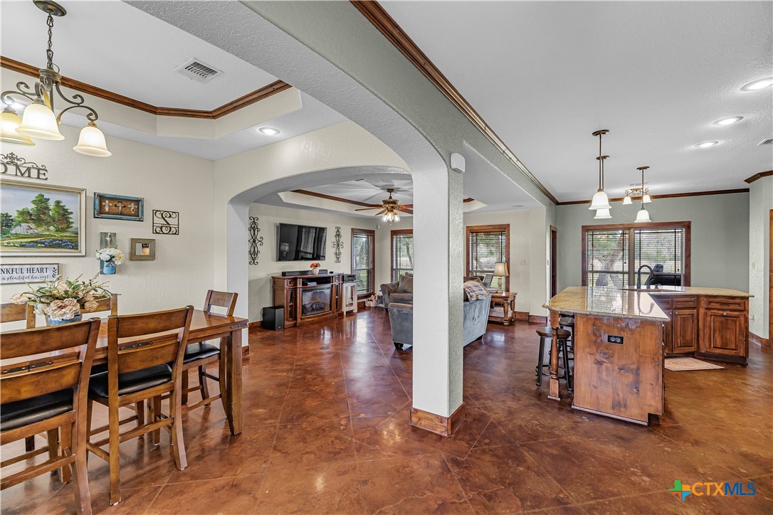 759 Richter Road Inez, TX 77968 - Photo 29 of 48 a living room with lots of furniture and wooden floors