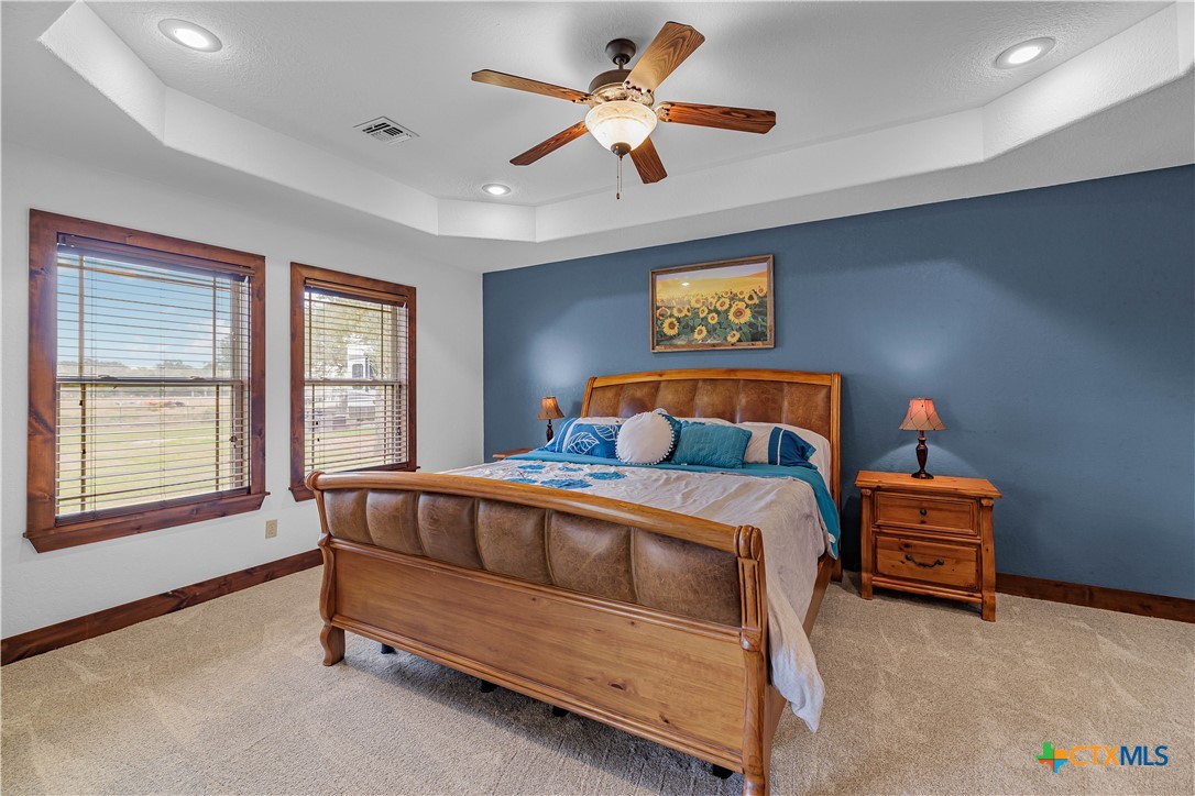 759 Richter Road Inez, TX 77968 - Photo 31 of 48 a bedroom with bed and a window