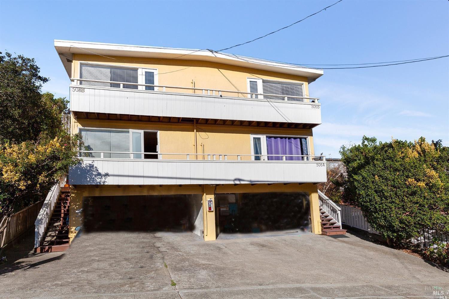506-506 Spring Street, Unit A Sausalito, CA 94965 - Photo 1 of 1 a front view of house with barbeque grill and entryway