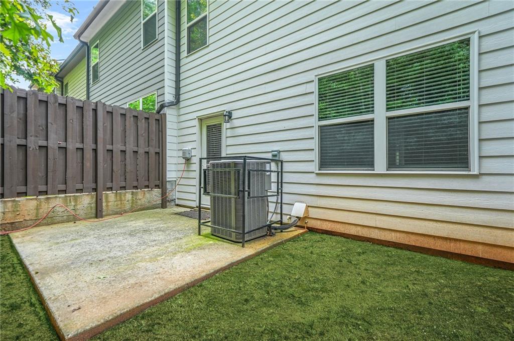 3181 Meadowstone Lane Southwest Atlanta, GA 30331 - Photo 27 of 27 a view of backyard with wooden fence