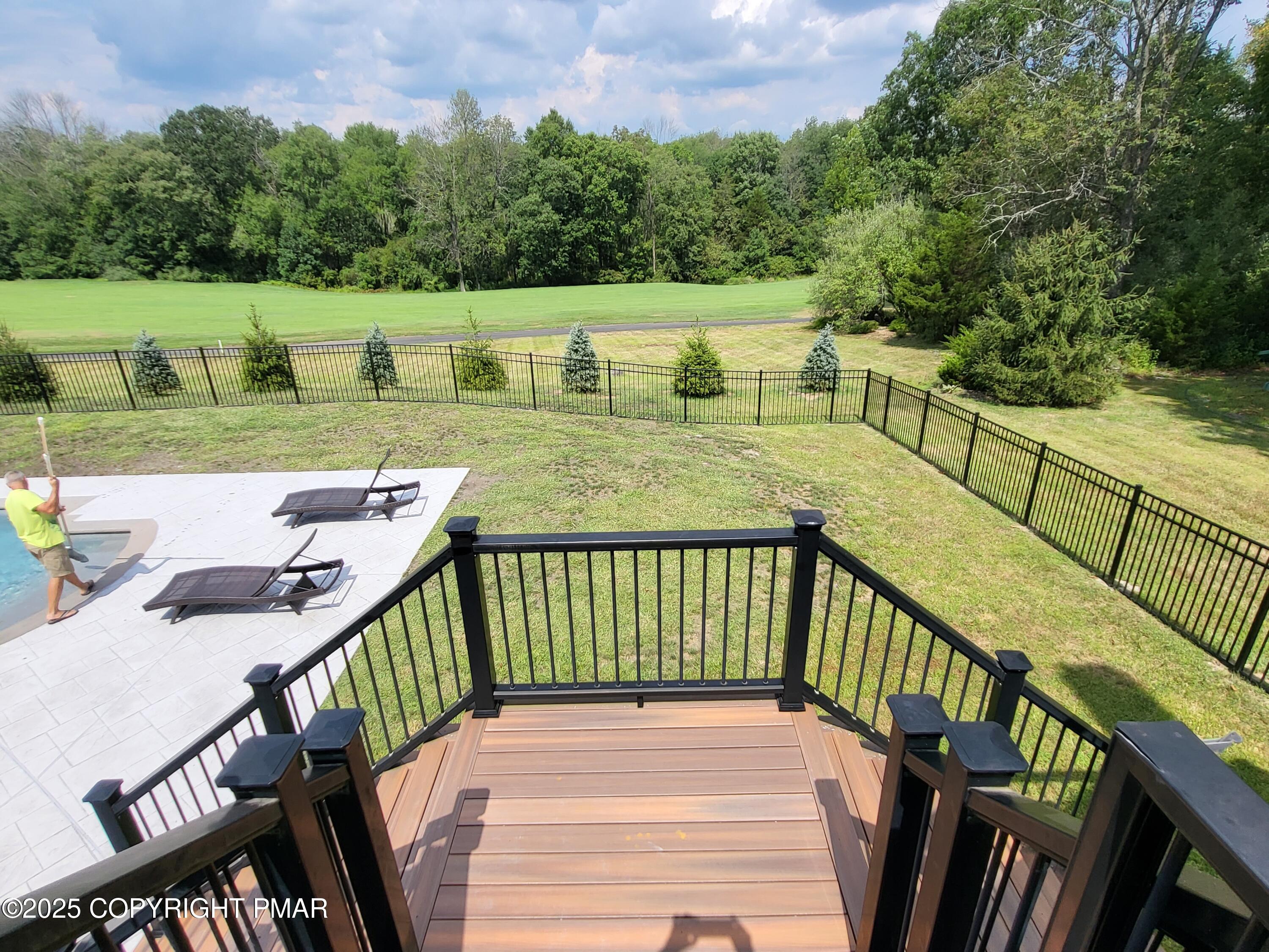 229 Rising Meadow Way East Stroudsburg, PA 18302 - Photo 55 of 73 a view of yard from deck having patio