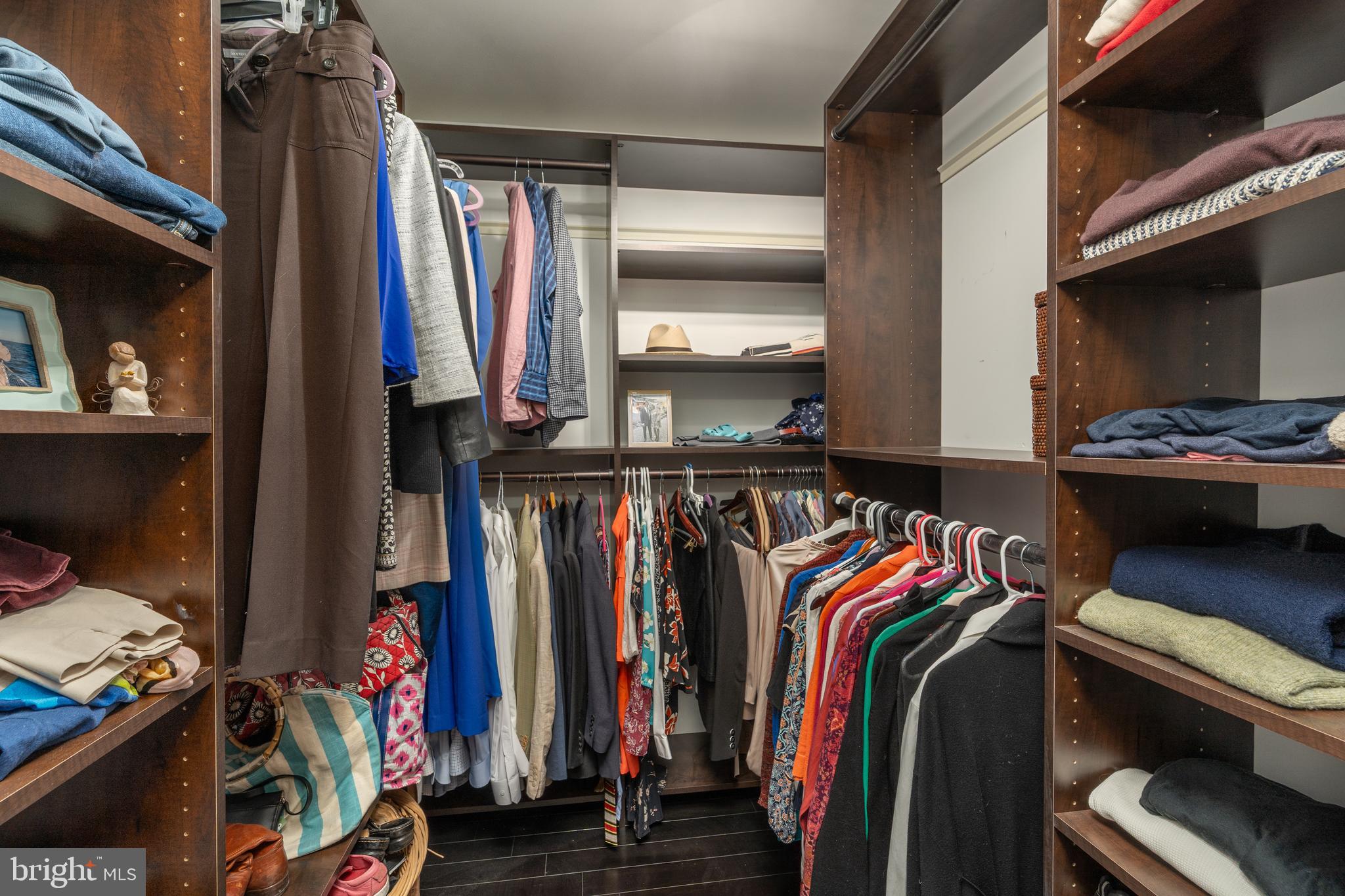 550 N Street Southwest, Unit S201 Washington, DC 20024 - Photo 26 of 63 a view of walk in closet with clothes and shoes