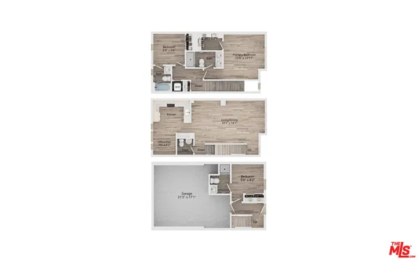 a picture of a room with a door