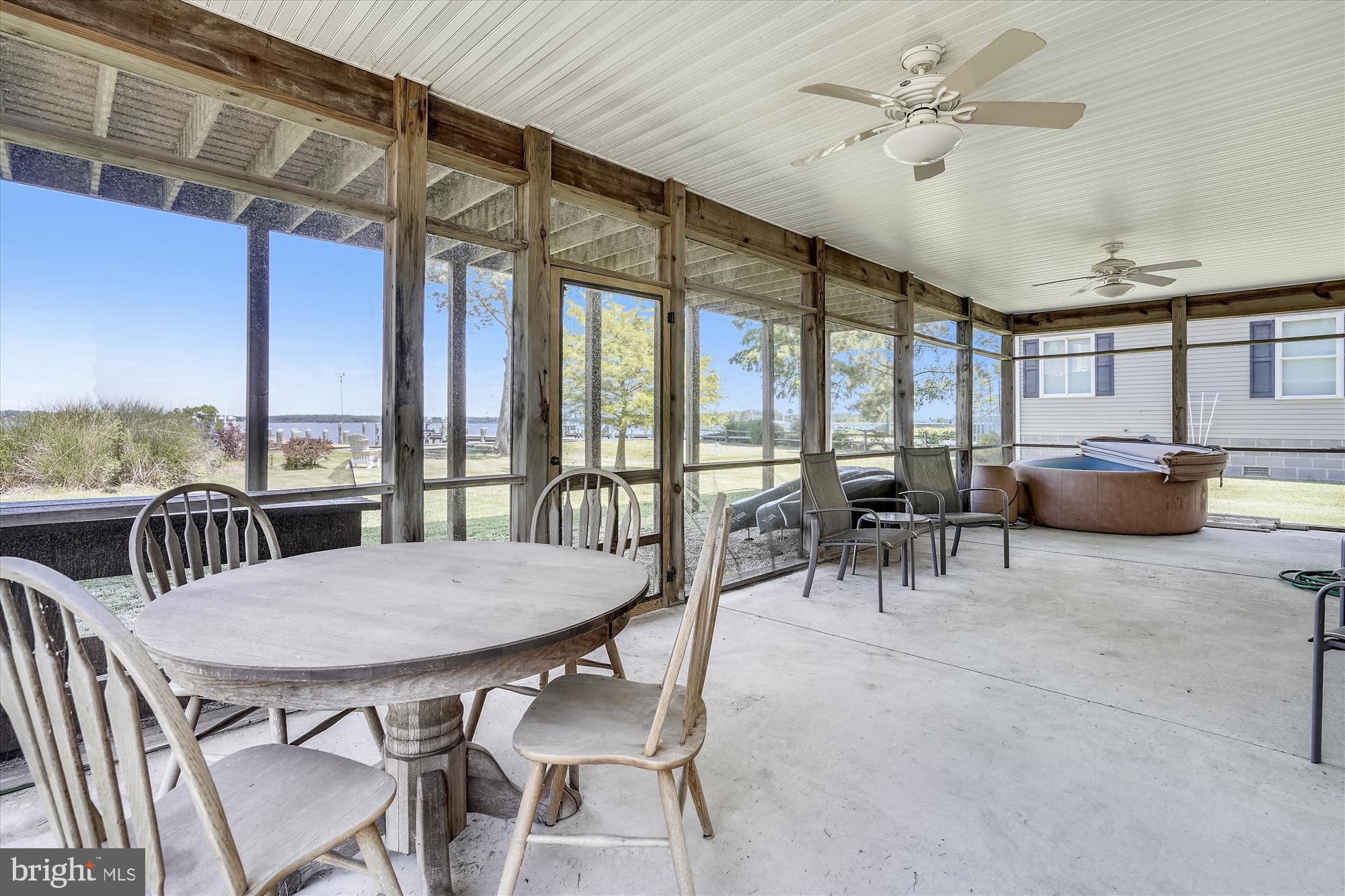3538 Green Point Road East New Market, MD 21631 - Photo 27 of 36 Screened porch with Hot tub